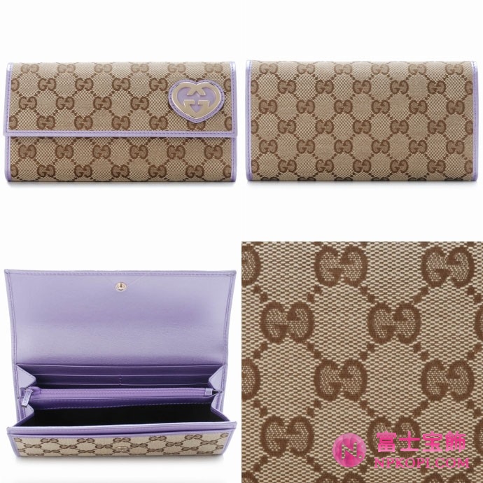 GUCCI/グッチ 2012年春夏新作LOVELYハートディテール2つ折り長財布 251861 F4C2G 8519 